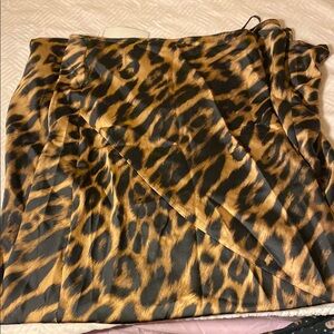 Leopard Print Wrap Dress